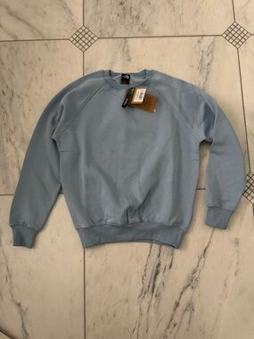 The North Face Men's Relaxed Crew Sweatshirt in Pale Blue